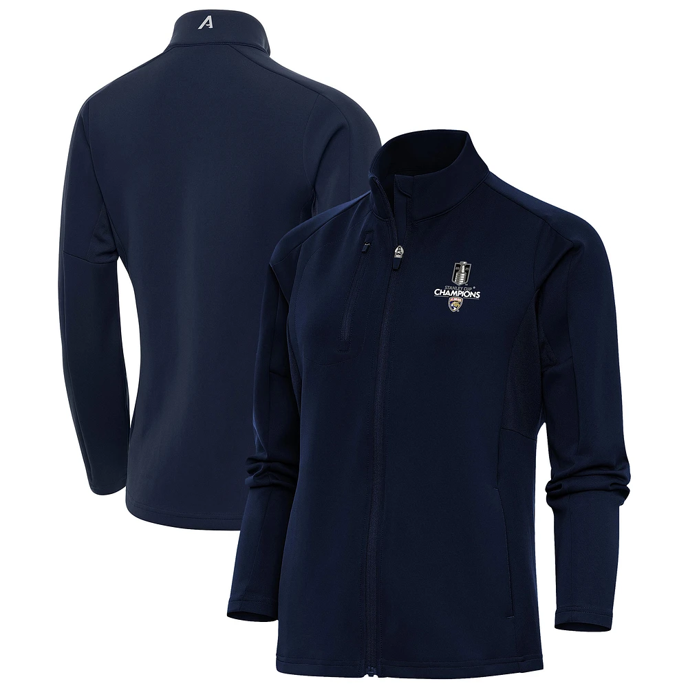 Women's Fanatics Navy Florida Panthers 2025 Stanley Cup Champions Genesis Full-Zip Jacket