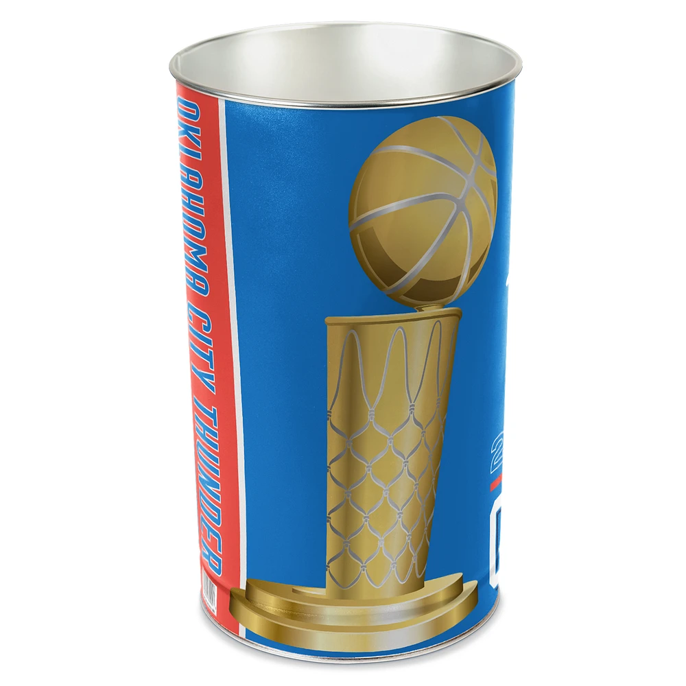 WinCraft Oklahoma City Thunder 2025 NBA Finals Champions Metal Wastebasket