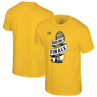 Unisex Stadium Essentials Gold Indiana Pacers 2025 NBA Finals Clutch T-Shirt