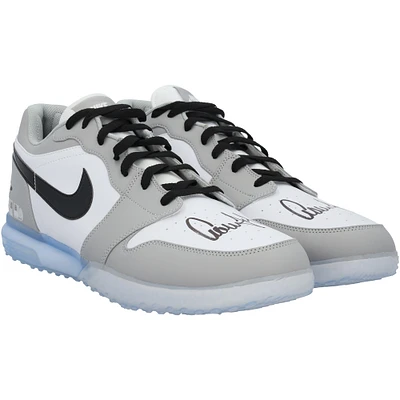 Aaron Judge New York Yankees Autographed Player-Issued White/ Jordan Brand Shoes from the 2024 MLB Season