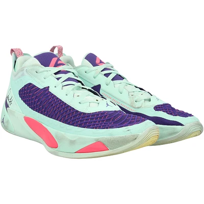 Aaron Judge New York Yankees Autographed Player-Worn Mint Jordan Brand Shoes from the 2024 MLB Season