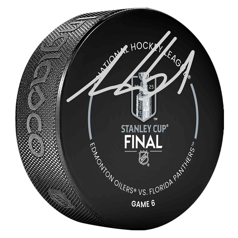 Aaron Ekblad Florida Panthers Autographed 2025 Stanley Cup Champions Official Game Puck