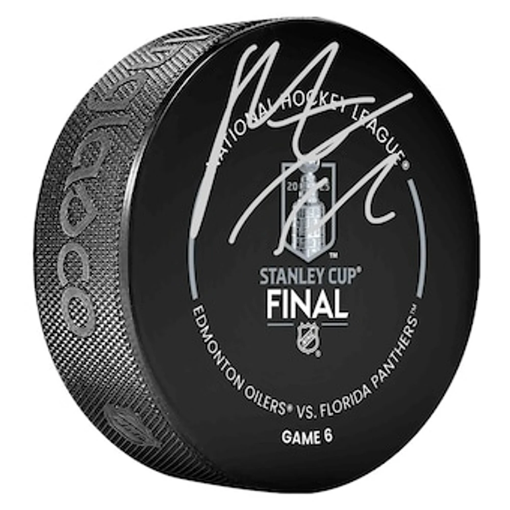 Matthew Tkachuk Florida Panthers Autographed 2025 Stanley Cup Champions Official Game Puck