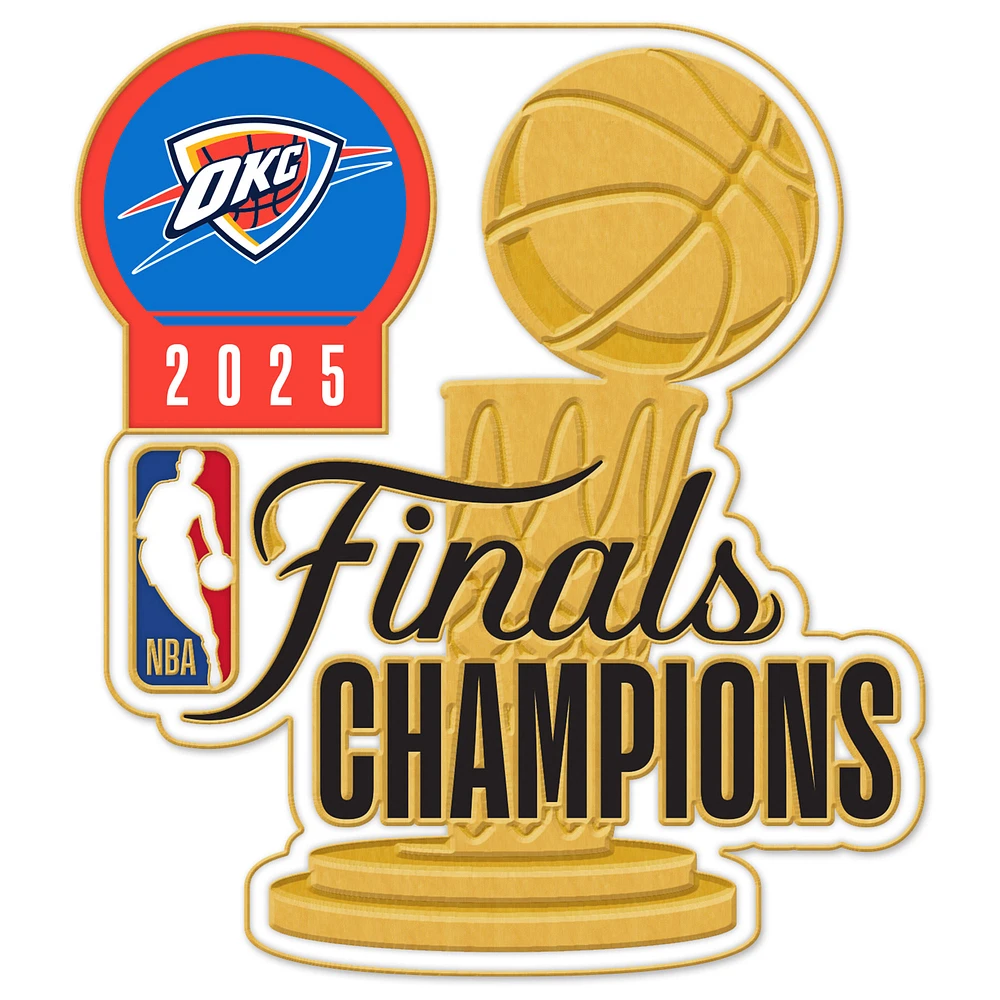 WinCraft Oklahoma City Thunder 2025 NBA Finals Champions Collector Pin