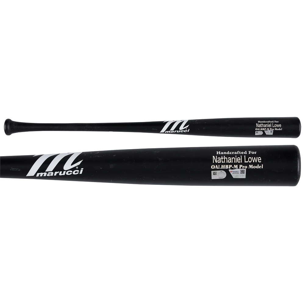 Nathaniel Lowe Washington Nationals Game-Used Black Marucci Broken Bat vs. Atlanta Braves on May 15, 2025