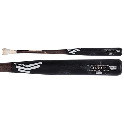CJ Abrams Washington Nationals Game-Used Black/Red Overfly Broken Bat vs. St. Louis Cardinals on May 10, 2025
