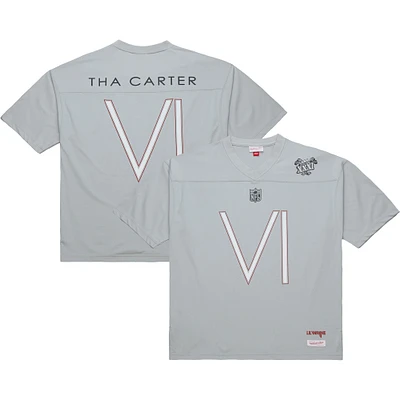 Men's Mitchell & Ness x NFL Lil Wayne Gray Super Bowl XXXI Tha Carter VI Fashion Jersey