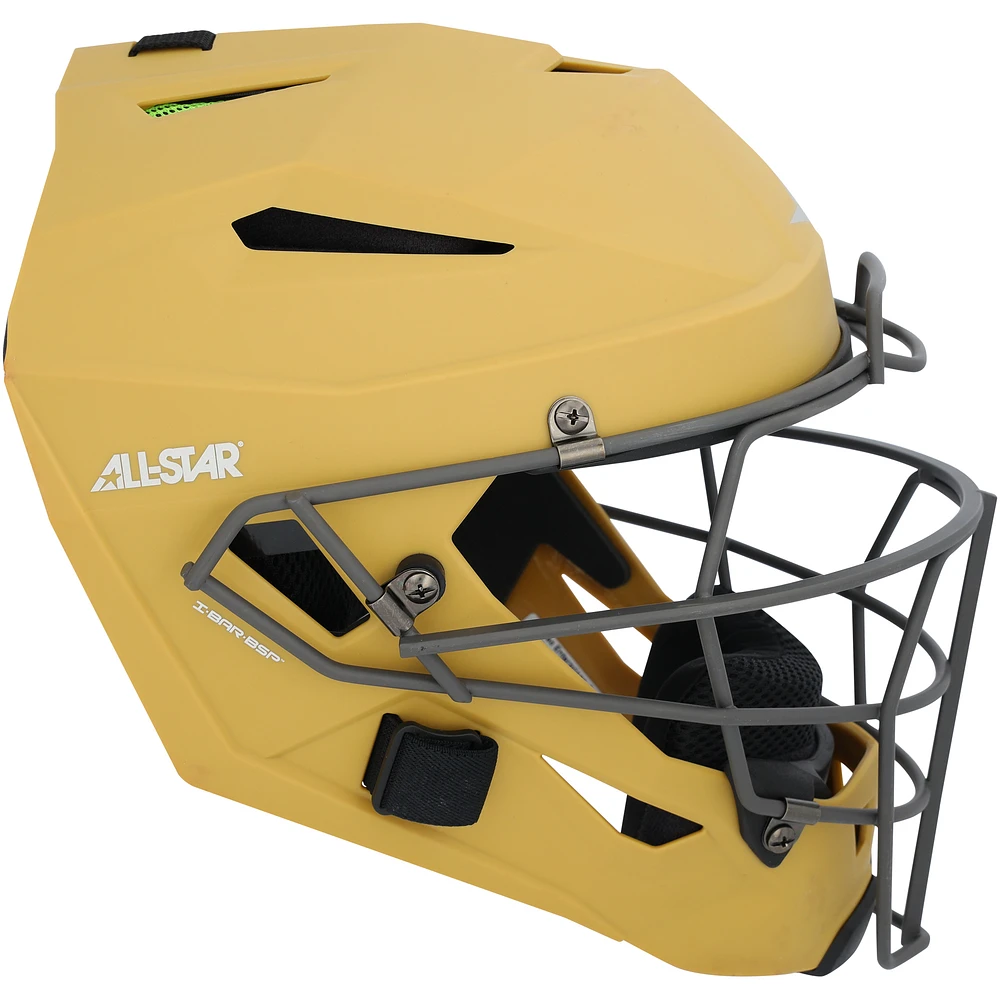 Adley Rutschman Baltimore Orioles Game-Used Tan Catcher's Mask vs. Washington Nationals on May 18, 2025