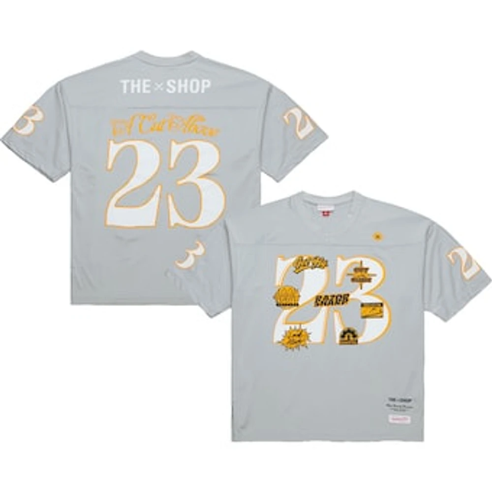 Men's Mitchell & Ness x The Shop Gray Fanatics Fest Fashion Football Jersey
