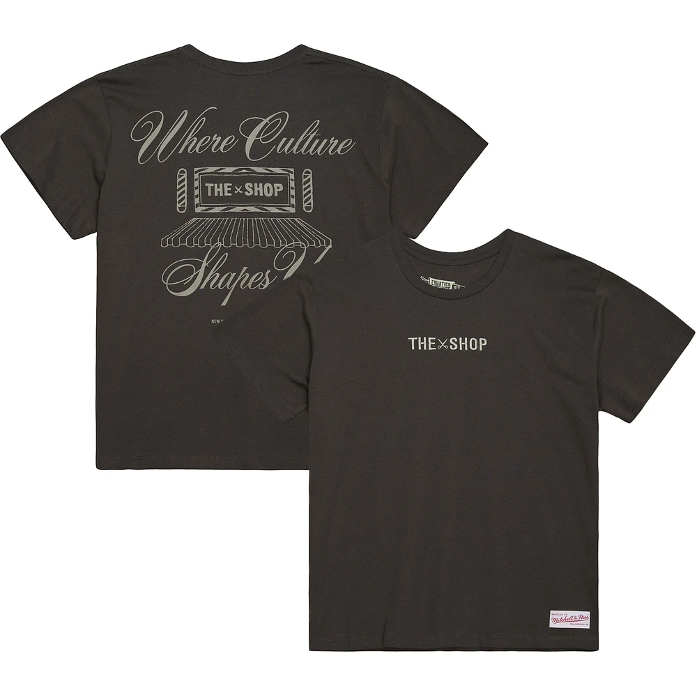 Women's Mitchell & Ness x The Shop Dark Grey Fanatics Fest T-Shirt