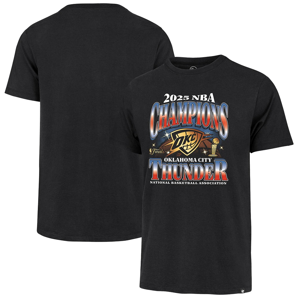 Men's '47 Black Oklahoma City Thunder Big & Tall 2025 NBA Finals Champions Franklin Baller T-Shirt