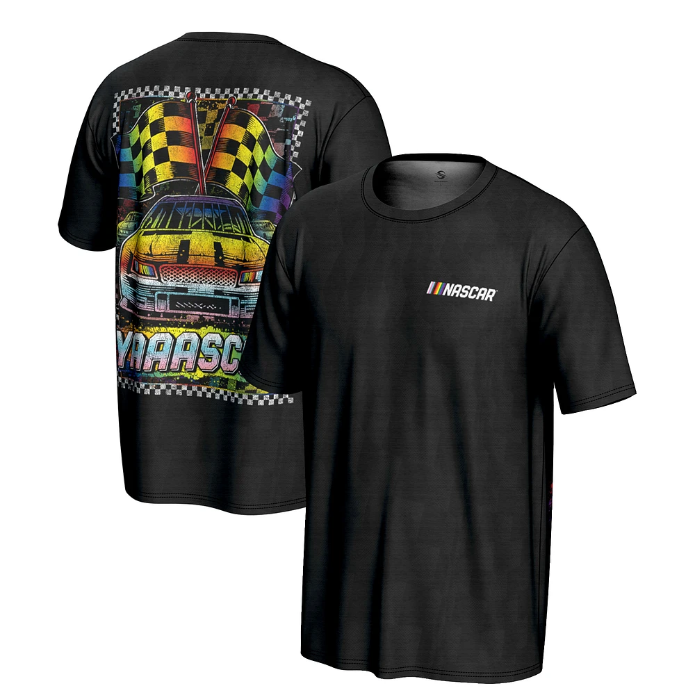 Youth ProSphere Black NASCAR Merchandise All Over Print T-Shirt