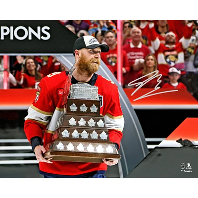 Sam Bennett Florida Panthers Autographed 2025 Conn Smythe Winner 16" x 20" Raising Conn Smythe Photograph
