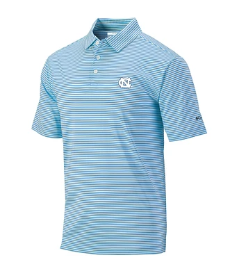 Men's Columbia Carolina Blue North Tar Heels Vault Logo Club Invite Polo