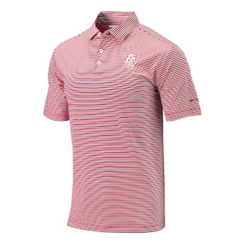 Men's Columbia Red Houston Cougars Vault Logo Club Invite Polo