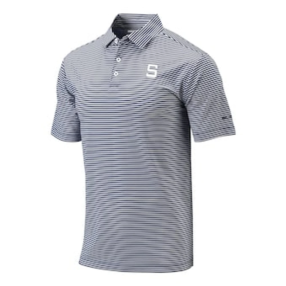 Men's Columbia Navy Penn State Nittany Lions Vault Logo Club Invite Polo