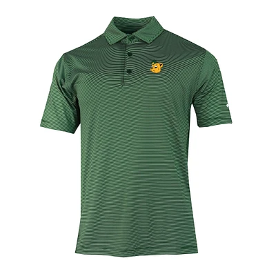 Men's Columbia Green Baylor Bears Vault Logo Double Hit Polo