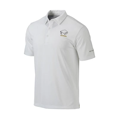Men's Columbia White Colorado Buffaloes Vault Omni-Wick Drive Polo