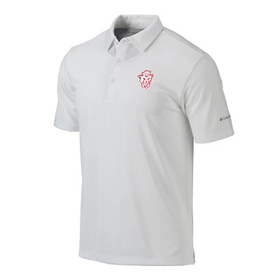 Men's Columbia White Houston Cougars Vault Omni-Wick Drive Polo