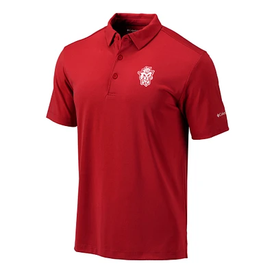 Men's Columbia Red Houston Cougars Vault Omni-Wick Drive Polo