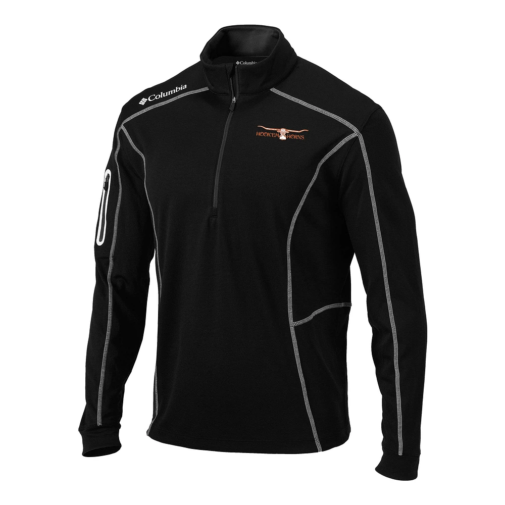 Men's Columbia Texas Longhorns Vault Omni-Wick Shotgun Quarter-Zip Pullover