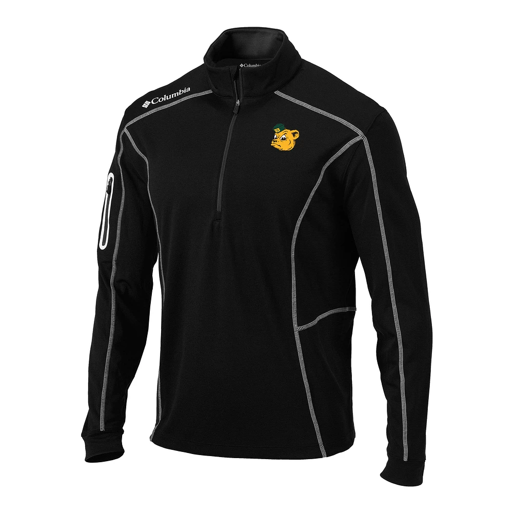 Men's Columbia Baylor Bears Vault Omni-Wick Shotgun Quarter-Zip Pullover