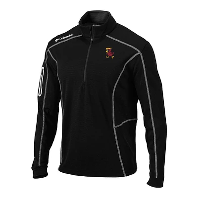 Men's Columbia Iowa State Cyclones Vault Omni-Wick Shotgun Quarter-Zip Pullover
