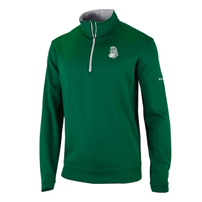 Men's Columbia Green Michigan State Spartans Vault Logo Wickhams Hills Quarter-Zip Pullover