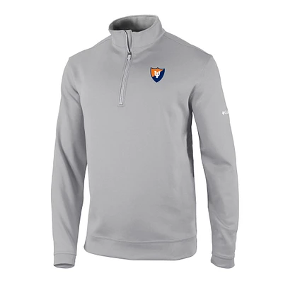 Men's Columbia Illinois Fighting Illini Vault Logo Wickhams Hills Quarter-Zip Pullover