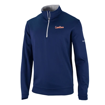 Men's Columbia Navy Virginia Cavaliers Vault Logo Wickhams Hills Quarter-Zip Pullover