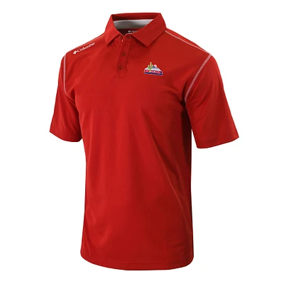 Men's Columbia Red Arizona Wildcats Vault Logo Omni-Wick Shotgun Polo