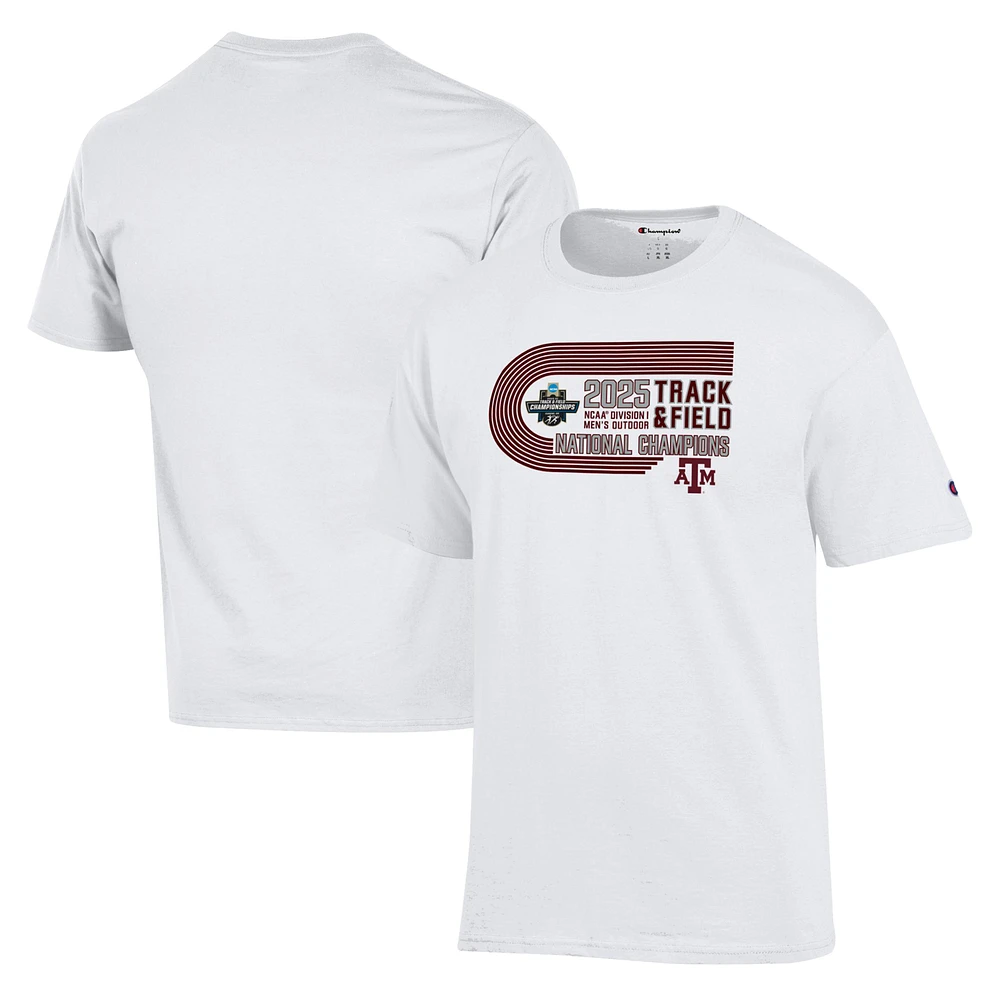 Unisex Champion Texas A&M Aggies 2025 NCAA Men's Outdoor Track and Field National Champions T-Shirt