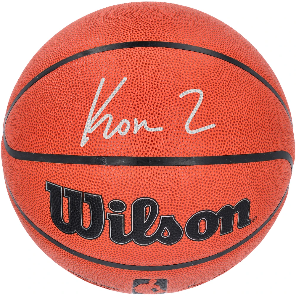 Kon Knueppel Charlotte Hornets Autographed Wilson Authentic Series Indoor/Outdoor Basketball
