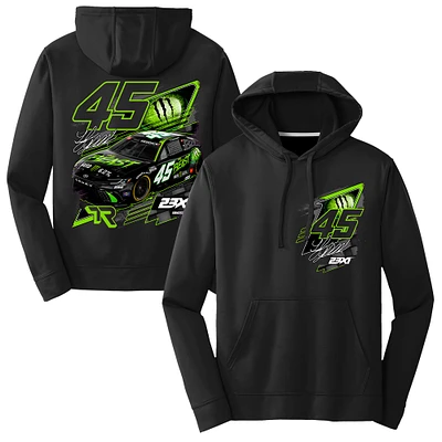 Men's 23XI Racing Black Tyler Reddick Beast Pullover Hoodie