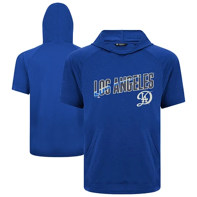 Men's Levelwear Royal Los Angeles Dodgers City Connect Phase Back Plash Hoodie T-Shirt