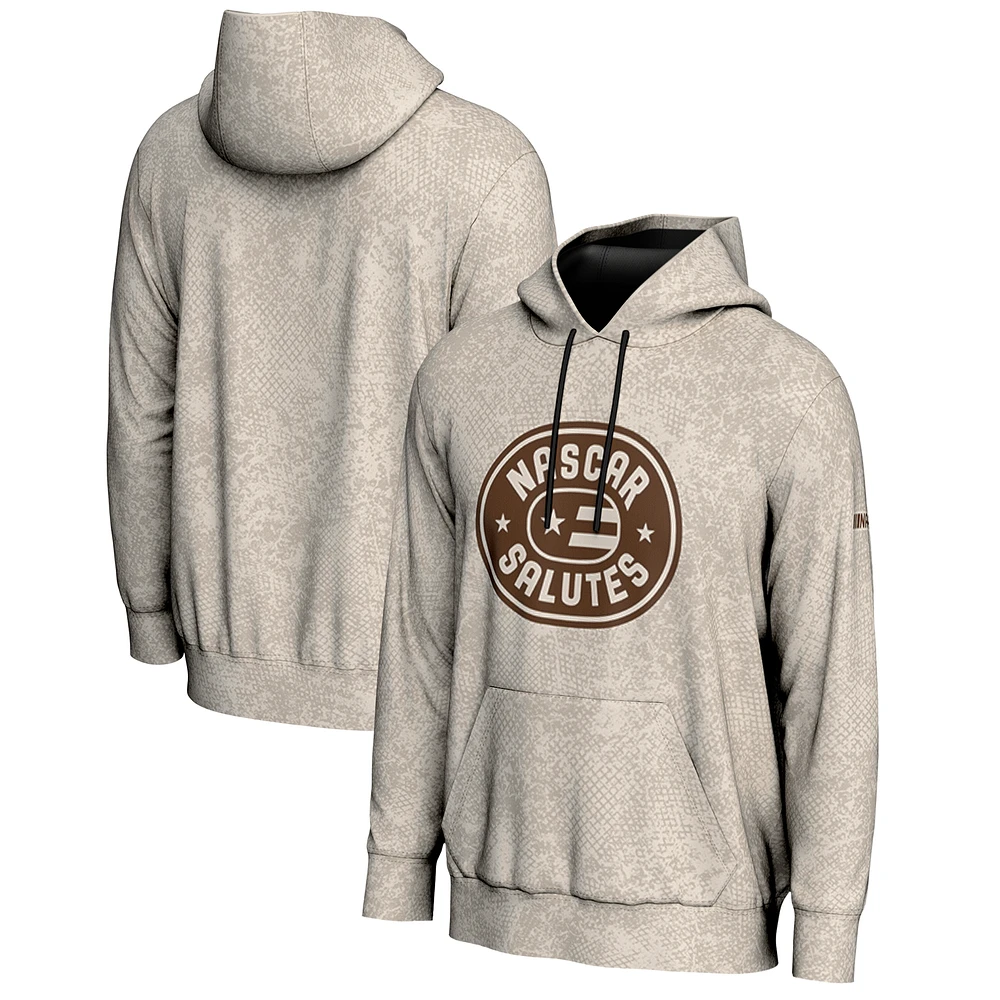 Youth ProSphere Tan NASCAR Merchandise 2025 Salutes Collection Pullover Hoodie