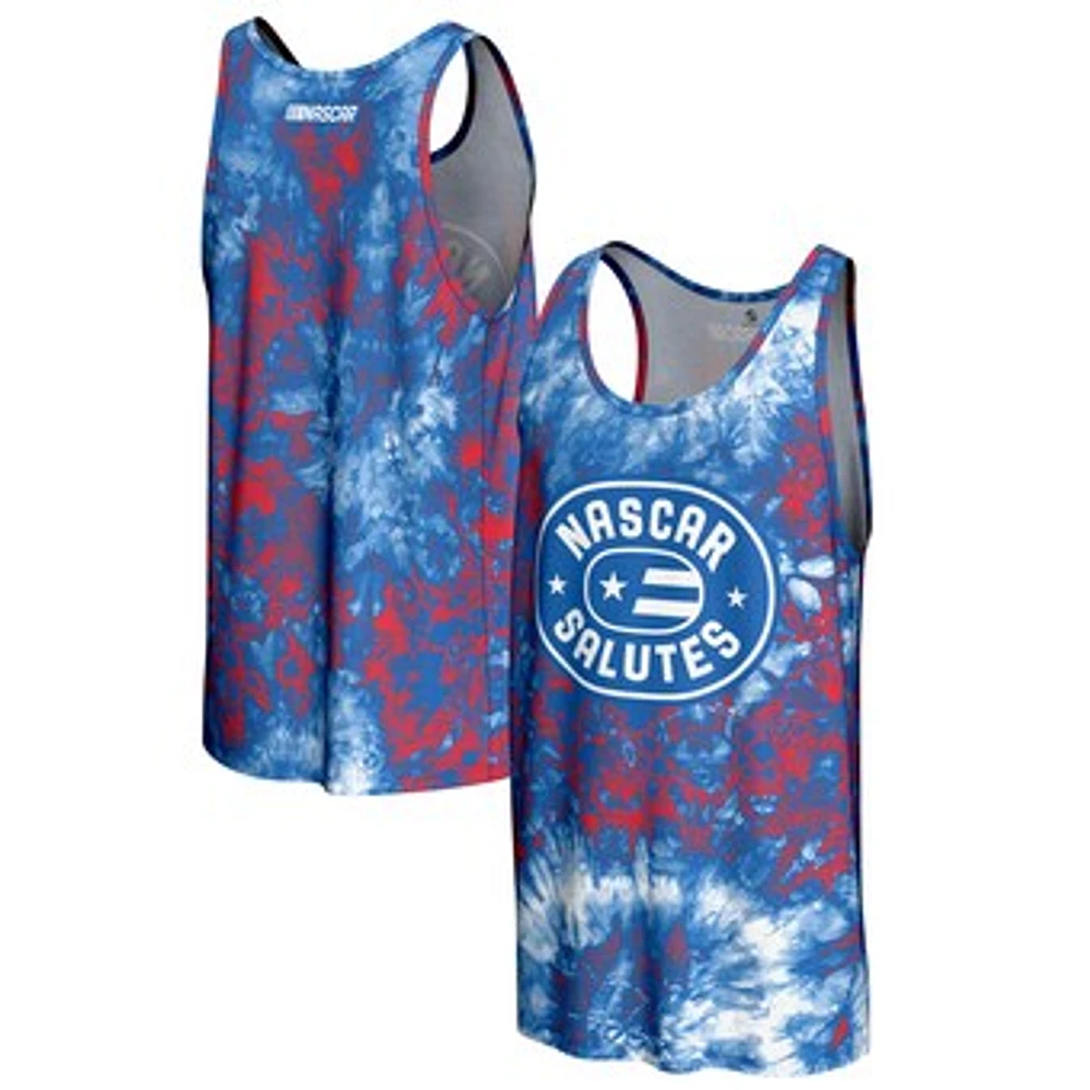 Men's ProSphere Blue NASCAR Merchandise 2025 Salutes Collection Tank Top