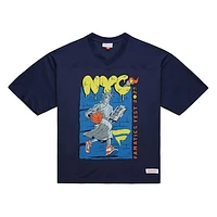Men's Mitchell & Ness Navy Fanatics Fest 2025 Liberty Bounce Mesh Jersey