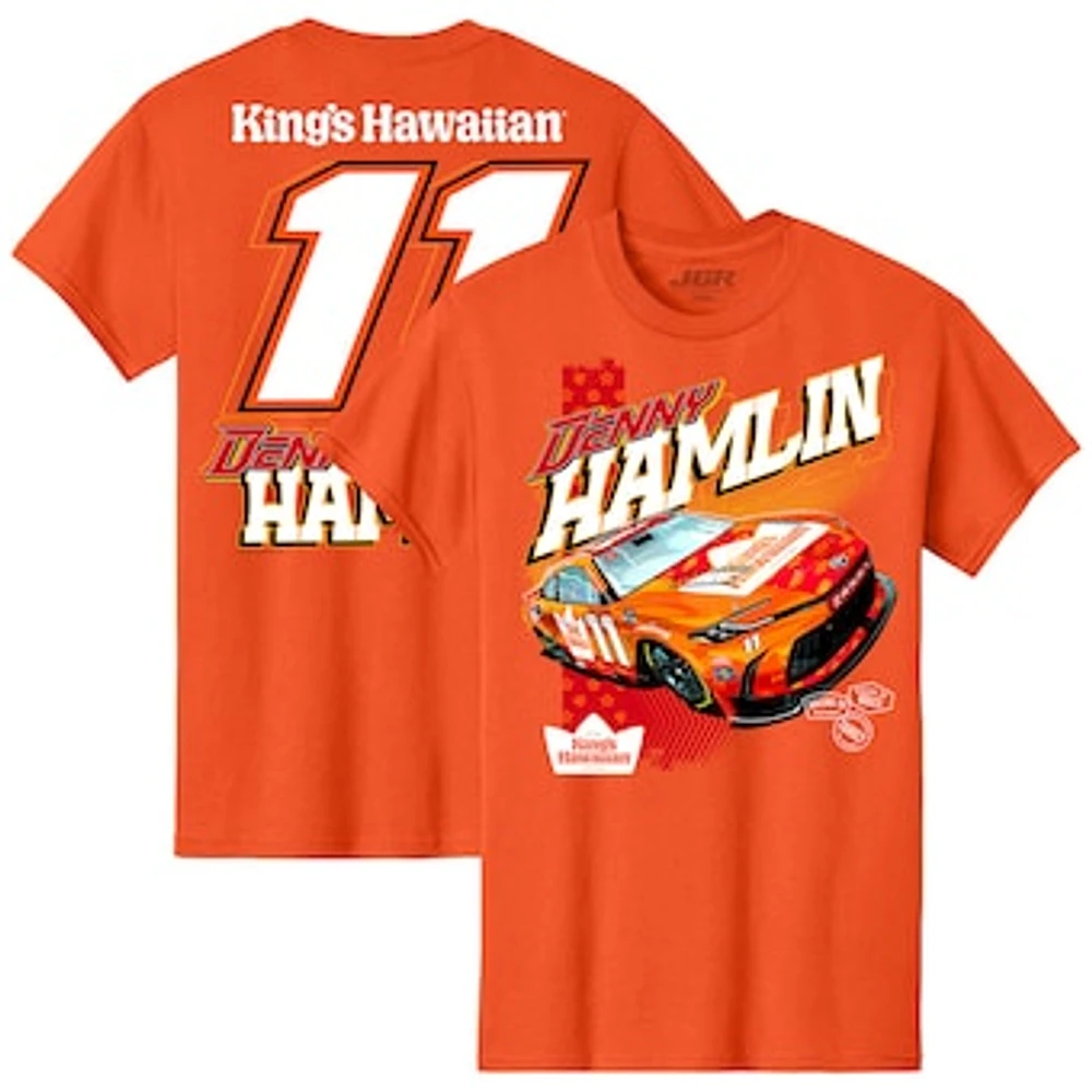 Men's Joe Gibbs Racing Team Collection Orange Denny Hamlin King's Hawaiian T-Shirt
