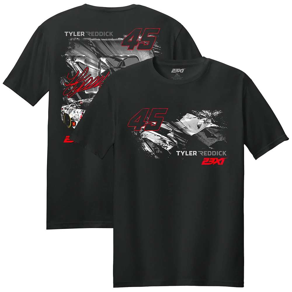 Men's 23XI Racing Black Tyler Reddick Jordan Brand T-Shirt