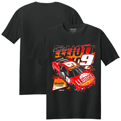 Men's Hendrick Motorsports Team Collection Black Chase Elliott Llumar T-Shirt