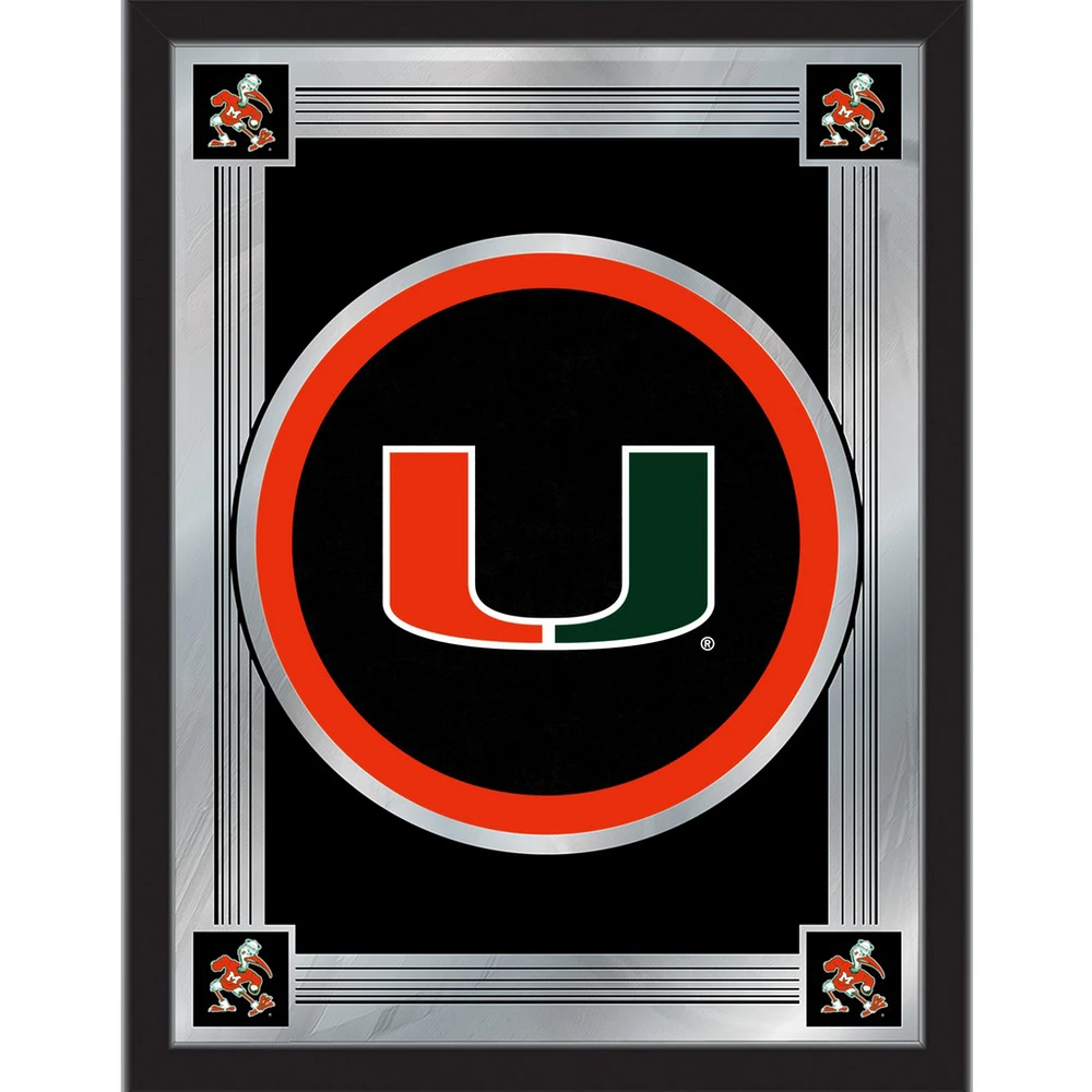 Miami Hurricanes 17'' x 22'' Logo Mirror