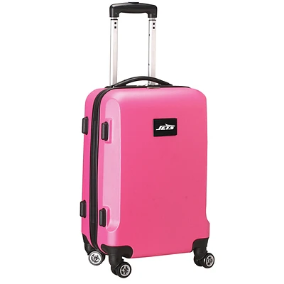 Pink New York Jets 20" 8-Wheel Hardcase Spinner Carry-On