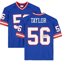 Lawrence Taylor New York Giants Autographed Mitchell & Ness Replica Jersey