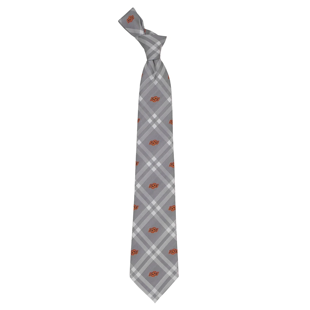 Men's Black Oklahoma State Cowboys Rhodes Tie