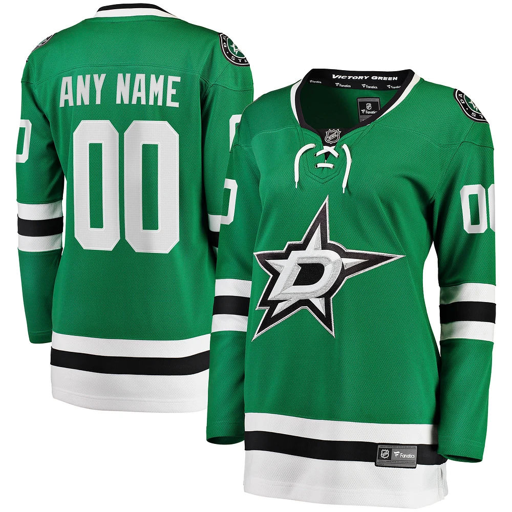 Women's Fanatics Green Dallas Stars Home Breakaway Custom Jersey
