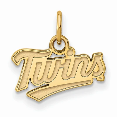 Women's Minnesota Twins Gold-Plated Sterling Silver Extra-Small Pendant