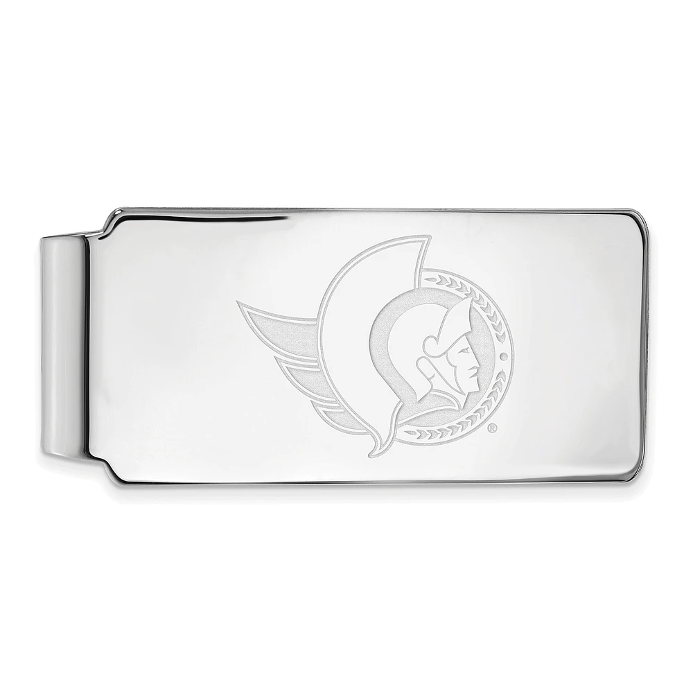 Silver Ottawa Senators Money Clip