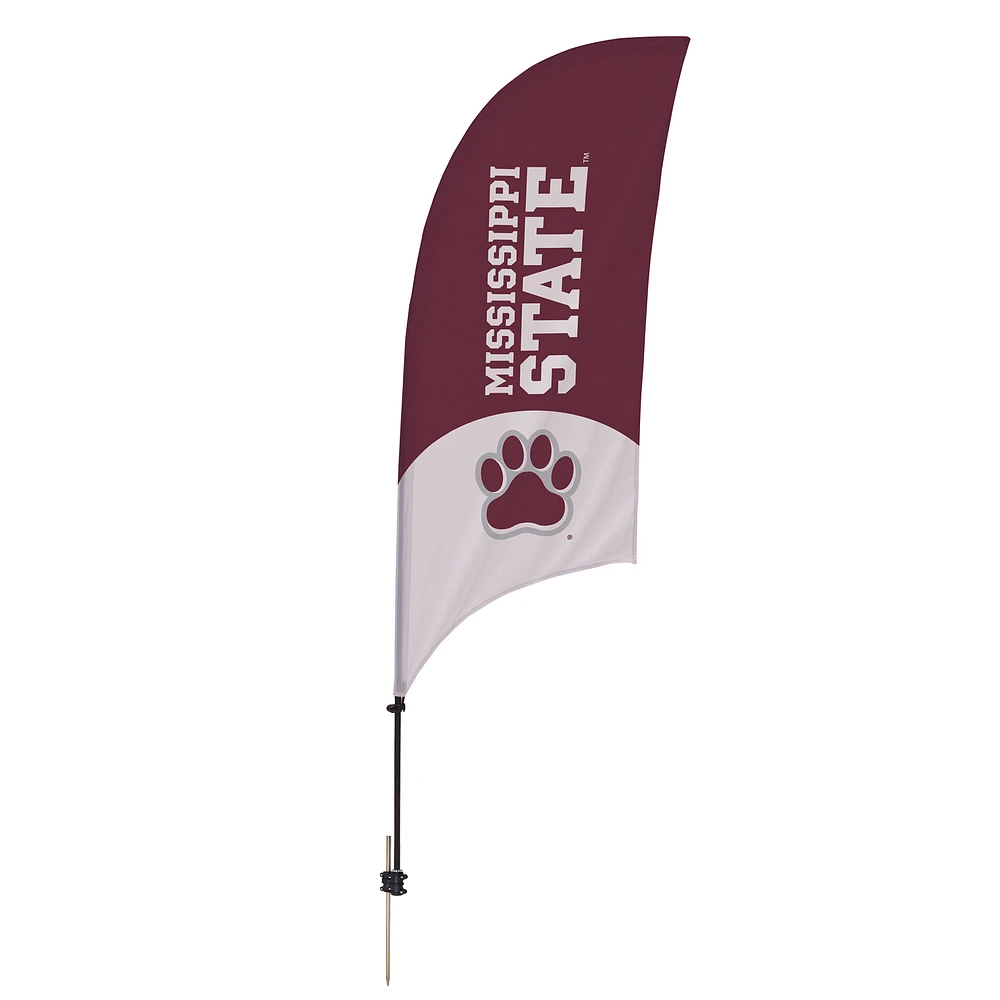 Mississippi State Bulldogs 7.5' Mascot Razor Feather Stake Flag