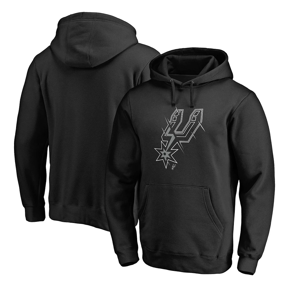 Men's Black San Antonio Spurs X-Ray Pullover Hoodie
